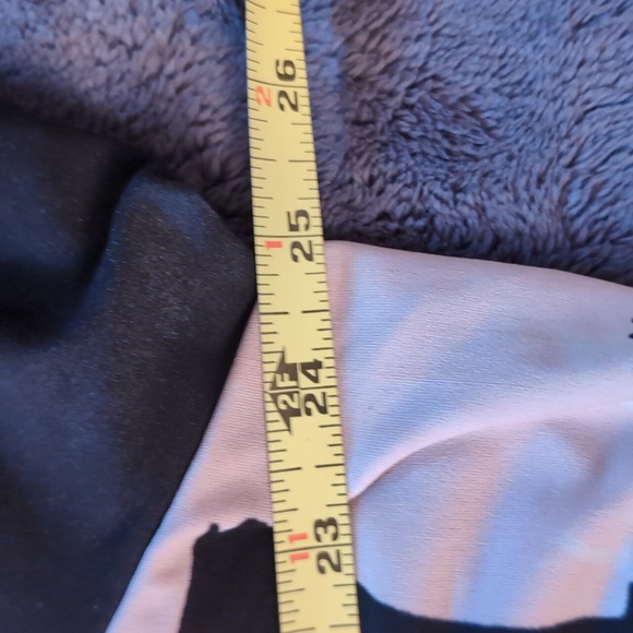 Calvin Klein| Black Blouse White and Pink Floral Design Polyester Spandex Blend - Picture 11 of 15